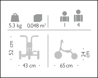 Winther� MINI VIKING Krippendreirad 8600414