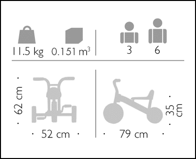 Winther� VIKING Dreirad mittel 8900451