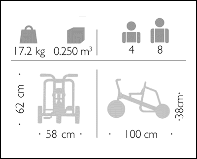 Winther� VIKING Ben Hur Dreirad 8900465