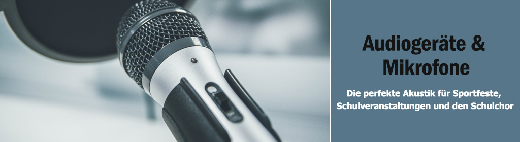 Audioger�te & Mikrofone Banner
