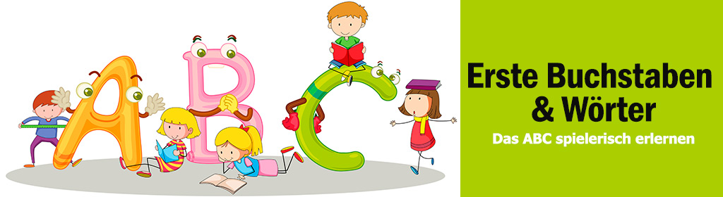 Buchstabenspiele Banner