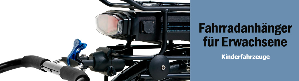 Fahrradanh�nger f�r Erwachsene Banner