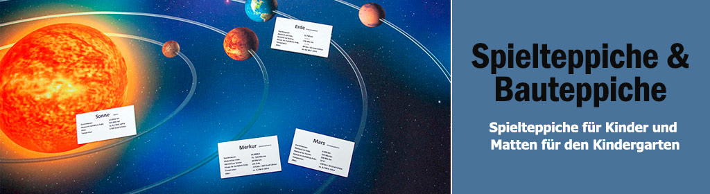 Spielteppiche & Bauteppiche Banner