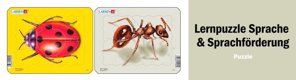 Lernpuzzle Sprache & Sprachf�rderung Banner