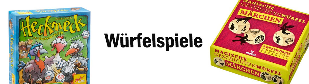 W�rfelspiele Banner