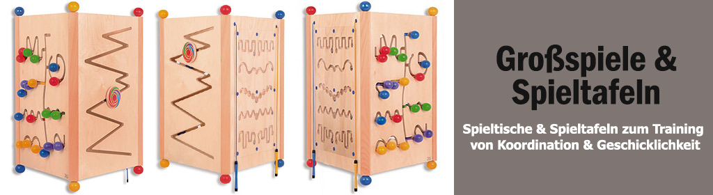 Gro�spiele & Spieltafeln Banner