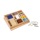 Kasten mit Perlenst�bchen f�r den Umtausch des Decanoms - lose Perlen, Glas