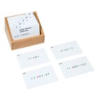 Kasten mit Aufgabenkarten f�r die gro�e Division