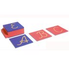 Sandpapierbuchstaben lateinische Ausgangsschrift, Gro�buchstaben (internationale Version), ab 4 Jahre