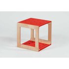 W�rfel mit L�chern rot