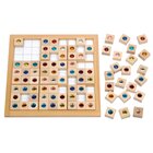Juwelen-Sudoky 9 x 9, Logikspiel mit Farben, ab 4 Jahre
