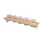 Gl�sertablett aus Holz