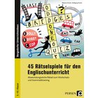 45 R�tselspiele f�r den Englischunterricht, Buch, 5. bis 10. Klasse
