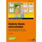 �hnliche Vokale unterscheiden, Heft, Klasse 1-4