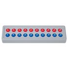 ABACO 20 mit Zahlen - Modell A 10/10 Kugeln (rot/blau), 4-7 Jahre