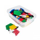 Lokon 156 Baupl�ttchen mit 3 geometrischen Formen: Dreieck, Viereck und F�nfeck, ab 4 Jahre