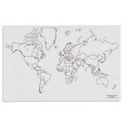 Weltkarte - Politik mit Seen