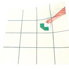 Bee-Bot Transparente Matte, Rasterfolie ohne Taschen 60 x 60 cm, ab 5 Jahre