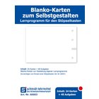 Blanko Karten f�r St�pselkasten, 24 St�ck