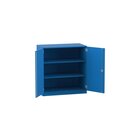 Flexeo� Unterschrank, Dekor blau, 3 F�cher, HxBxT: 99,1 x 94,4 x 50cm, Schloss