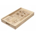 Set GEO-Kasten gro�: Inhalt 66 Teile, Buche natur