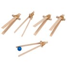 Pinzetten-Set, 5 St�ck aus Holz, ab 3 Jahre