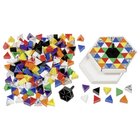 Prismo Kreisel 192 Dreiecke inkl. 24 Glitzer-Prismo mit Kreiselrahmen 2er-Set durchgef�rbt