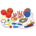 Spiel- und Pausenkiste, 22 Spiel- und Sportger�te in Aufbewahrungs-Box