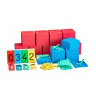 Dezimalmaterial 194 Teile aus RE-Plastic�, Klassensatz mit 9 Tausenderw�rfel