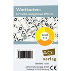 Wortkarten: Einfache lautgetreue W�rter, Level 1-3, 1.-4. Klasse