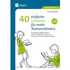 40 einfache Lesetexte f�r mehr Textverst�ndnis, Buch, 5. und 6. Klasse