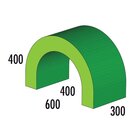 Tunnel MAXI gr�n/hellgr�n, 36-125-12, ab 4 Jahre