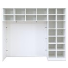 Flexeo Bettzeugschrank f�r Liegen, 190 x 226 x 68 cm, Dekor Buche hell