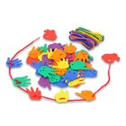 F�delh�nde, 72 St�ck inkl. 6 F�delschn�re, in Dose, 3-6 Jahre