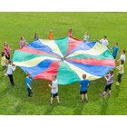 Fallschirm-Schwungtuch, � 7,3 m, mit 18 Schlaufen und Loch in der Mitte