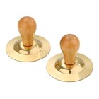 Finger-Cymbeln mit Holzgriff, 1 Paar, � 5,4 cm, ab 4 Jahre