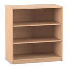 Flexeo Regal, Buche hell, 2 Fachb�den, BxHxT 94x99x48 cm