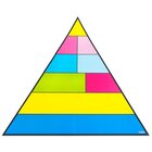 Lebensmittelpyramide f�r die Tafel, magnetisches Tafelmaterial, 8-18 Jahre