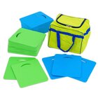 Sitzmatten-Set, 30 St�ck in Aufbewahrungstasche