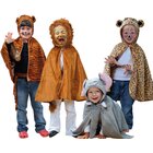 Zirkustiere, 4 Tierkost�me im Set, 3-8 Jahre