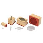 Satz mit 4 Zehnerbasis-Stempeln, ab 7 Jahre