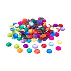 Farbkreisfunkelsteine, 120 St�ck, Durchmesser 2,2 cm