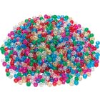 Glitzerperlen mit F�delloch, 900 St�ck, ab 3 Jahre