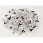 Glitzer-Prismo silber 100 St�ck, ab 4 Jahre