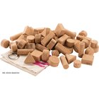 Korxx Korkbausteine natur, 60 St�ck im Baumwollbeutel, ab 2 Jahre