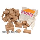 KORXX Korkbausteine, 60 St�ck im Baumwollbeutel, ab 2 Jahre