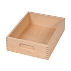 Uhl-Bausteinkasten, leer, Buche natur