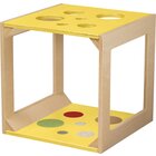 Krabbelw�rfel mit Sinnesmaterial gelb