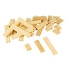 JOIN CLIPS - gro�e Bauh�lzer-Box, 1000 St�ck im Holzkasten