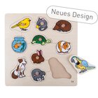 Steckpuzzle Haustiere, ab 3 Jahre - NEUES DESIGN!
